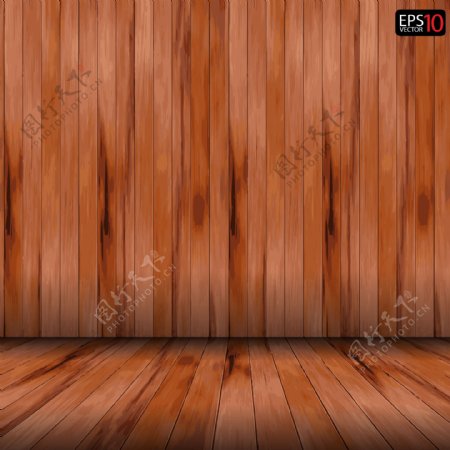 木纹墙面背景矢量素材