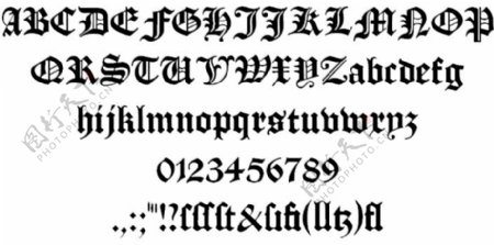 manuskriptgotisch字体