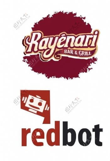 字母r形logo图片