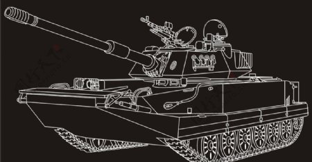 坦克矢量武器图片
