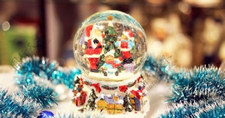 圣诞节音乐玻璃球图片