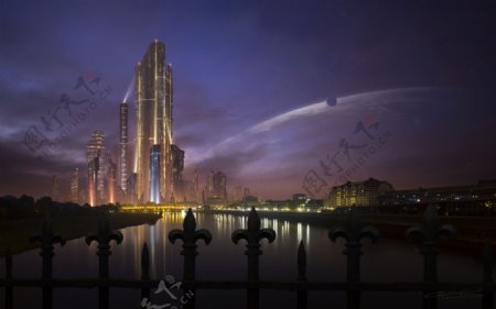 未来城市图片
