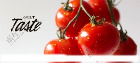滴水的小番茄GIF图片