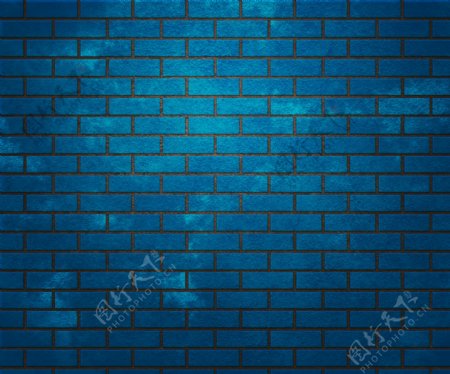 蓝色墙壁背景图片