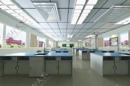 化学实验室效果图图片