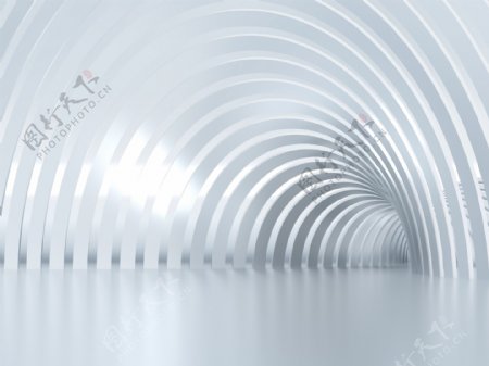 3D隧道背景图片