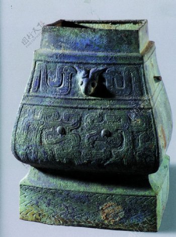 古代青铜器罐子图片