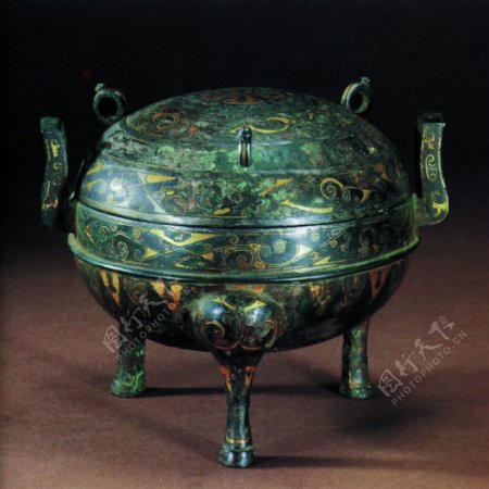 古代青铜香炉图片