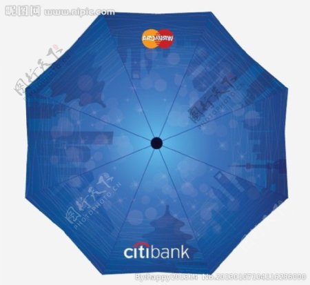 花旗银行雨伞图片