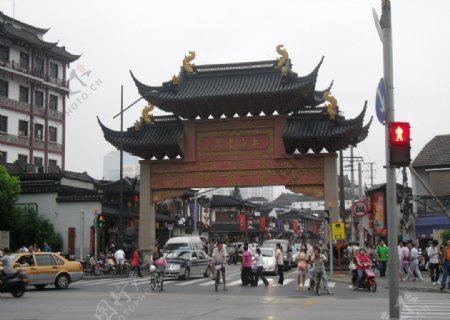 上海老街城隍庙图片