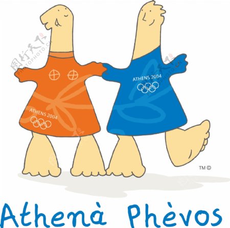 2004年雅典奥运会吉祥物图片