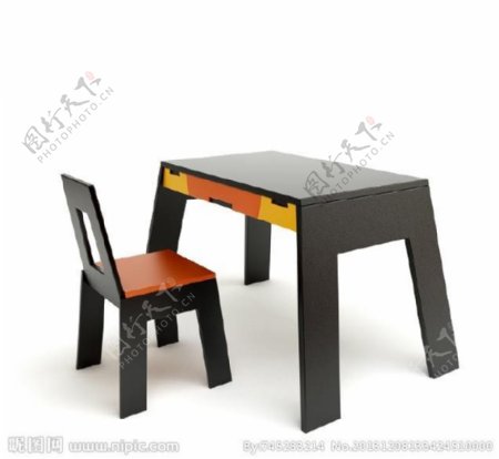 儿童椅子桌子图片