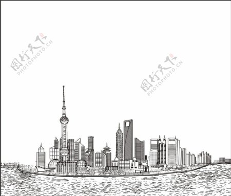 上海景观图图片
