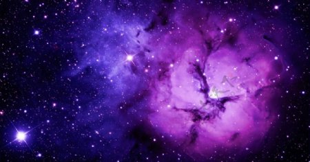 紫色星系图片