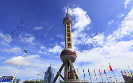 上海电视塔图片