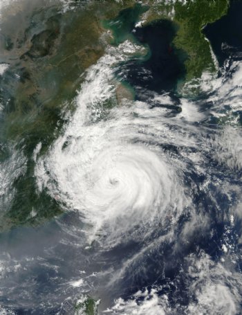 台风过境中国图片