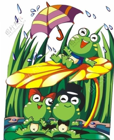 可爱的青蛙图片
