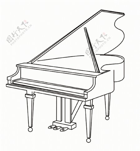 钢琴三角钢琴图片