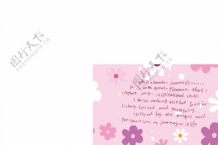 韩国卡通粉红花朵梅花雪花花纸图片