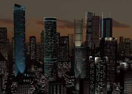三维立体城市图片