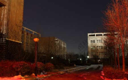 冬日夜景图片