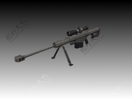 巴雷特M107狙击步枪图片