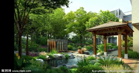 小亭园林景观规划设计图片