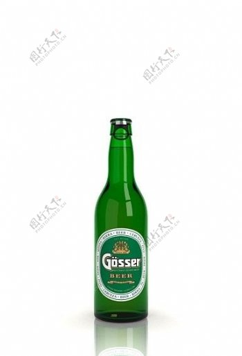 啤酒酒瓶3DMAX模型图片