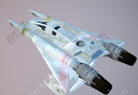 太空飞船3D模型素材图片