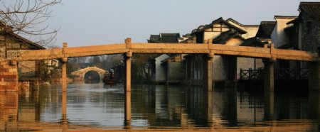 乌镇古桥图片