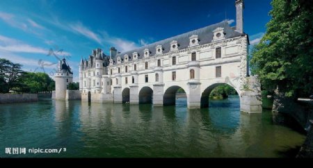 法国安德尔卢瓦尔省的舍农索城堡图片