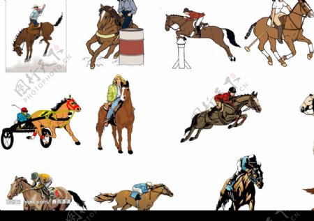 骑马运动图片