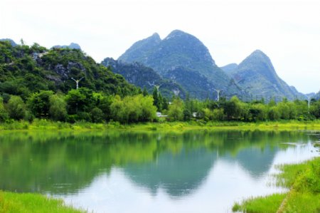 琴潭山水景观图片