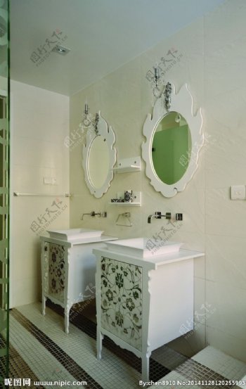 欧式古典浴室装修系列图片
