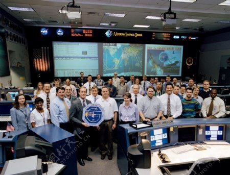 航天中心地面控制人员图片