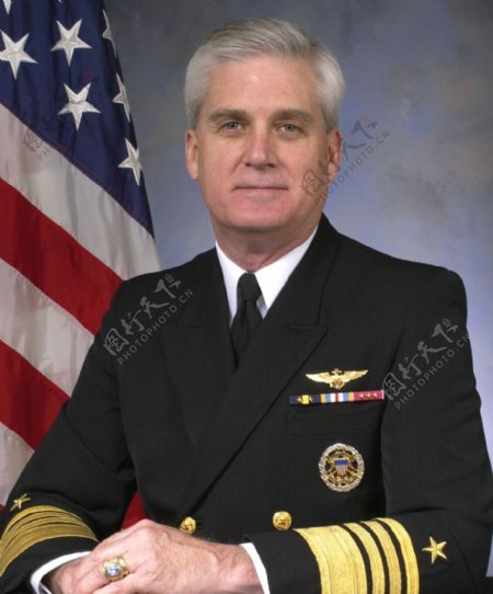 美国舰队司令部总司令海军上将约翰BNathman图片
