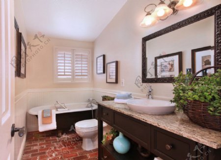 别墅沐浴室图片