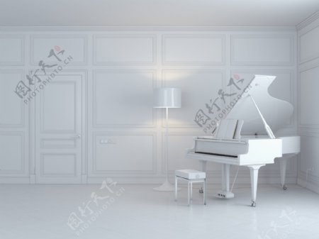 钢琴室图片