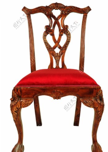古典实木椅子图片