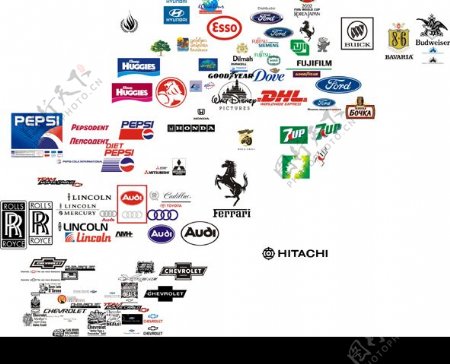 世界知名品牌标志图片