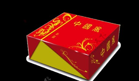 中国风蛋糕包装大礼盒图片