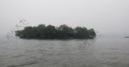湖心小岛图片