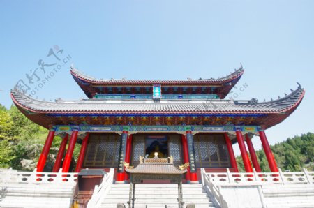 青檀寺庙宇图片