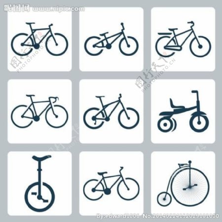 单车标志图片