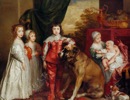查理一世的五个孩子图片