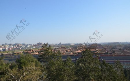 故宫全景图片
