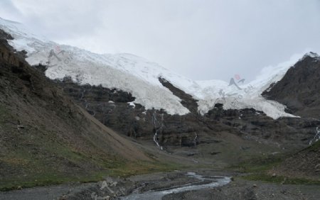 卡若拉冰川雄伟图片