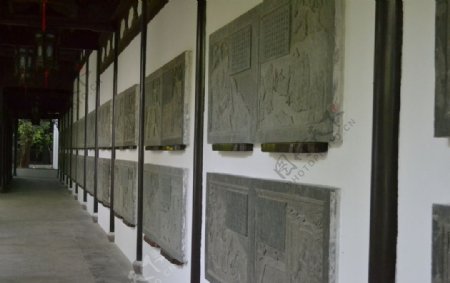 孔庙碑廊图片
