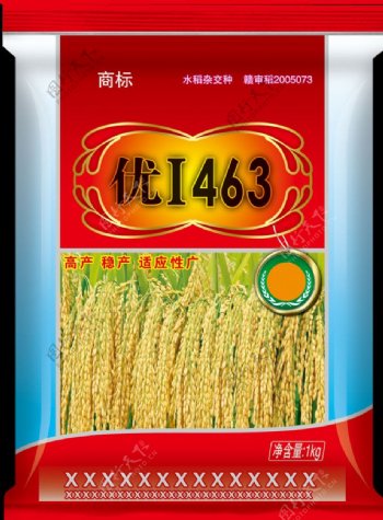 稻子种子包装图片