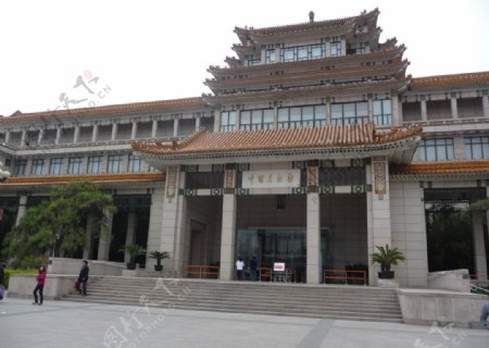 中国美术馆大门图片